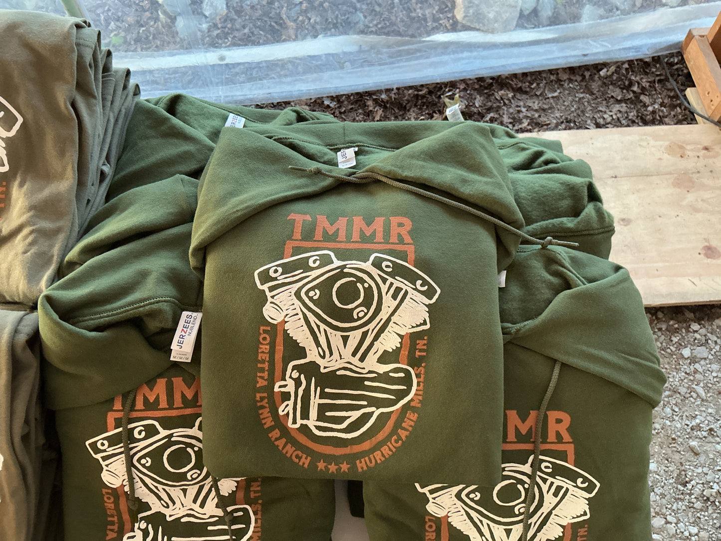 Green Shovelhead Hoodie