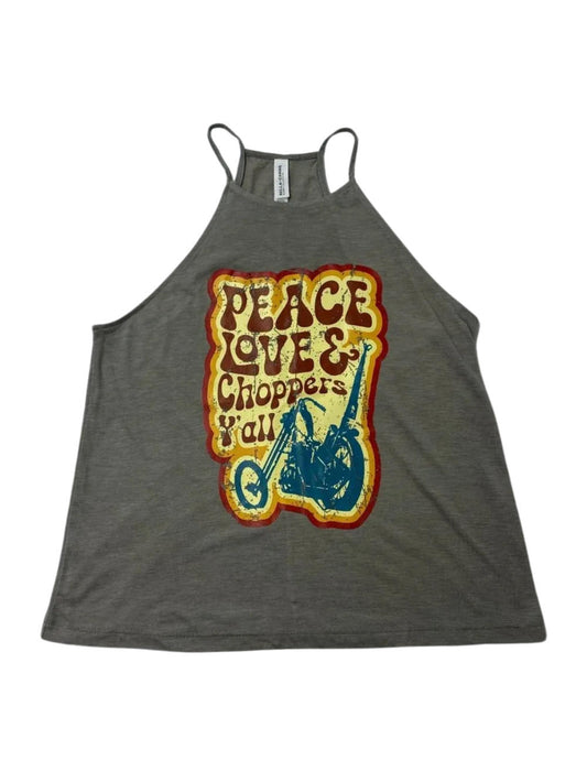 Peace Love & Choppers Tank