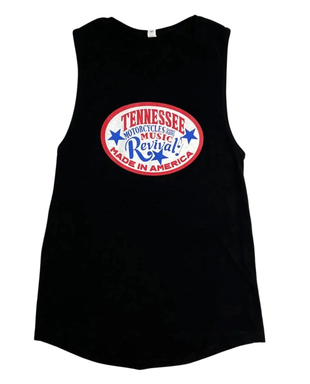 Red White and Blue Oval Sleeveless