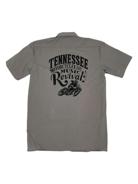 Tennessee Motorcycles and Music Revival Button Up