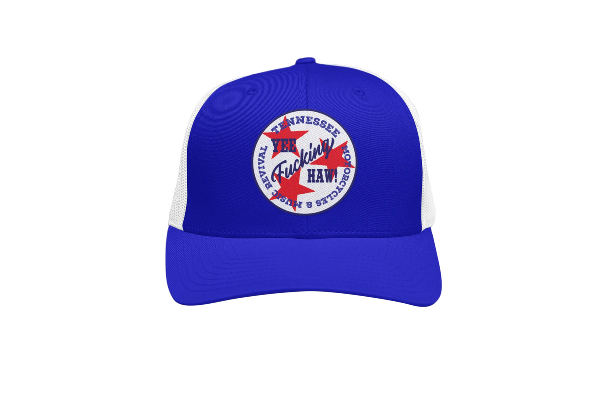 YFH Blue Foam Trucker